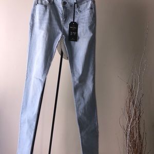 Light wash plain Skinny Jeans